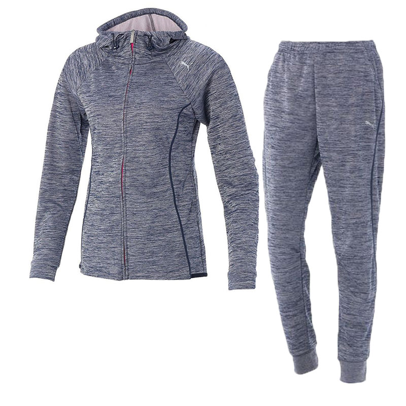 【40%OFF】PUMA(プーマ) 515450-515451-02-L レディース・ウィメンズ 上下セット スウェット ジャケット＆パンツ ピーコート Lサイズ