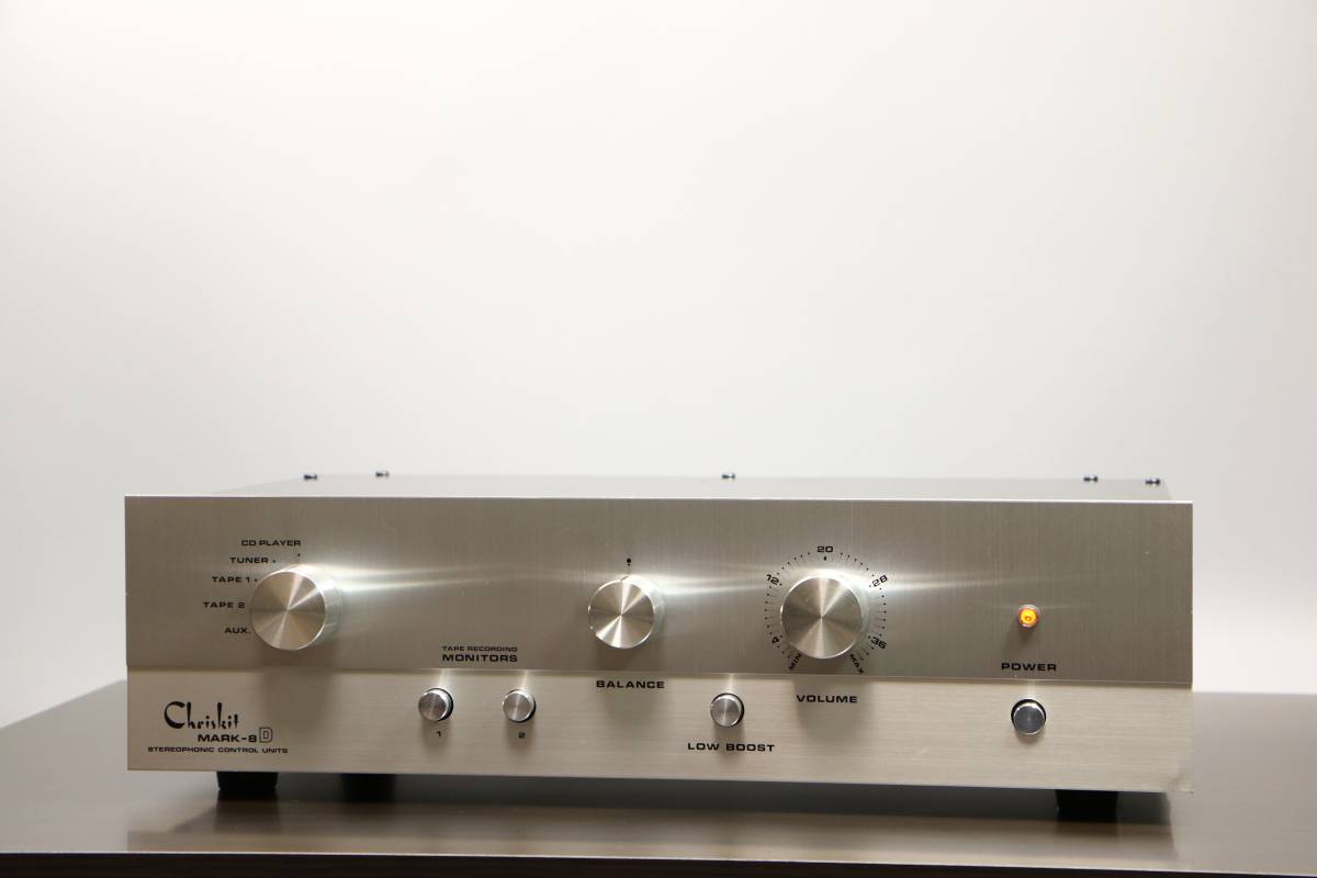 CHRISKIT MARK7 phono入力搭載 名機クリスキット プリアンプ MARK-8D
