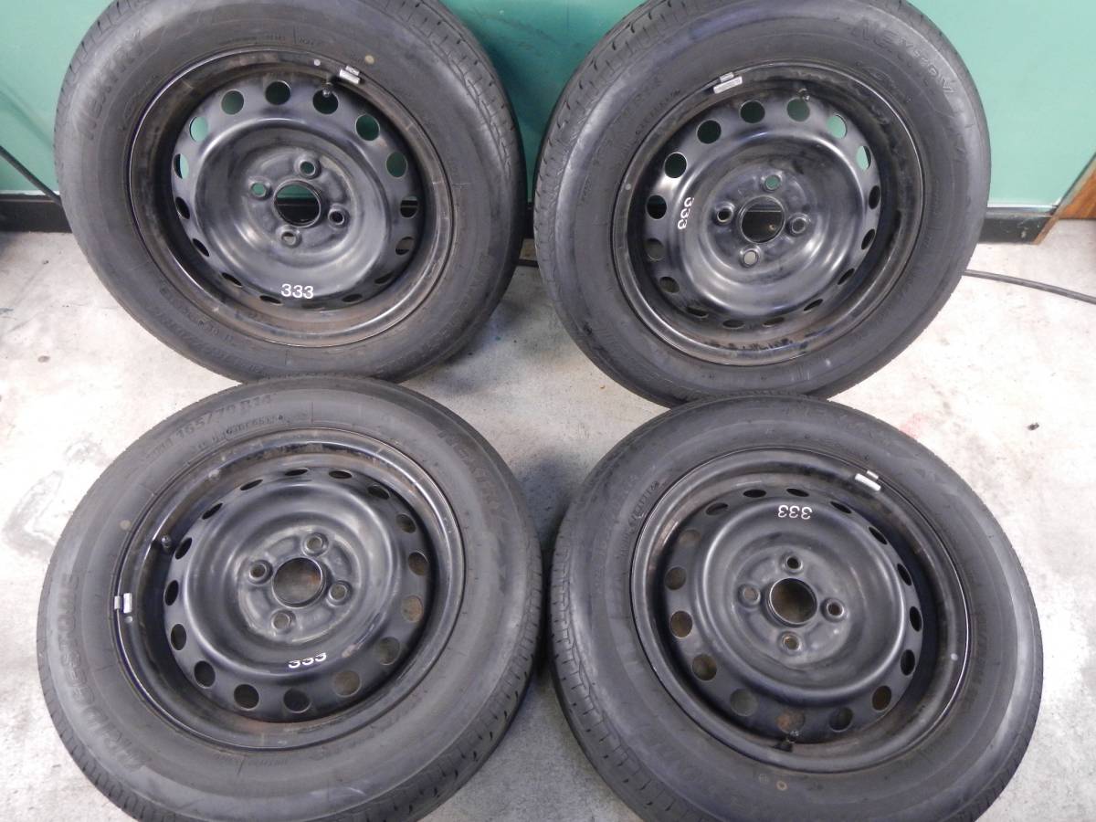 夏タイヤ、ホイールセット！ブリヂストンNEXTRY 165/70R14 BS ネクスト 