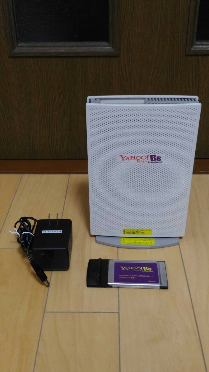 Yahoo!BB ADSLトリオモデム＋無線LANカード-期限切れ 販売