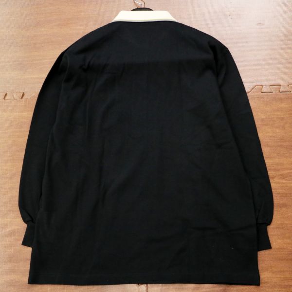 タグ付き★ HARDY AMIES SPORT ハーディエイミス ワッペン 鹿の子 長袖 ポロシャツ Sz.3　メンズ 日本製　c39mha111