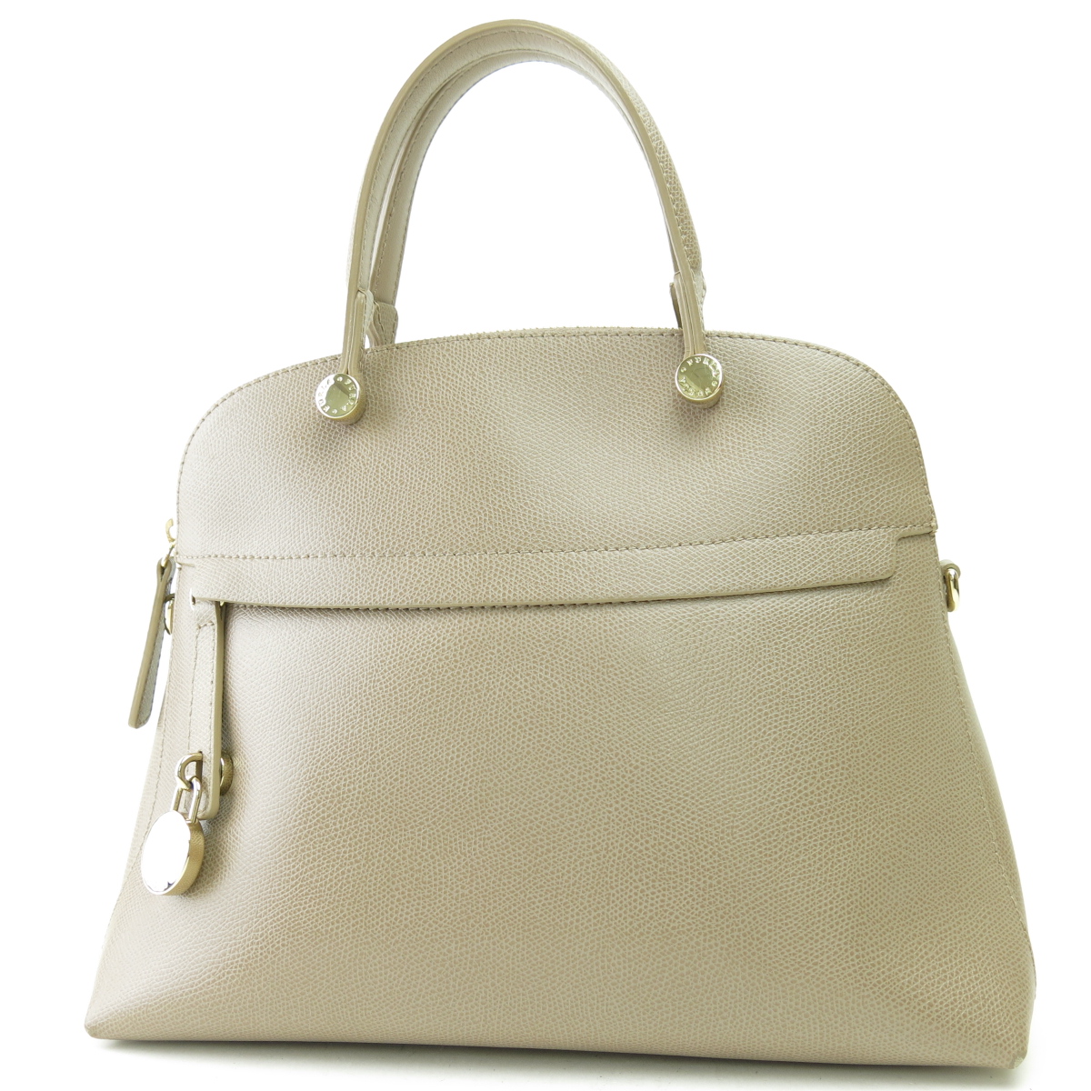 送料無料，格安 フルラ FURLA レザー製 ブガッティ ハンド バッグ ベージュ A47(ハンドバッグ)｜売買されたオークション情報、yahooの商品情報をアーカイブ公開 - オークファン ハンドバッグ