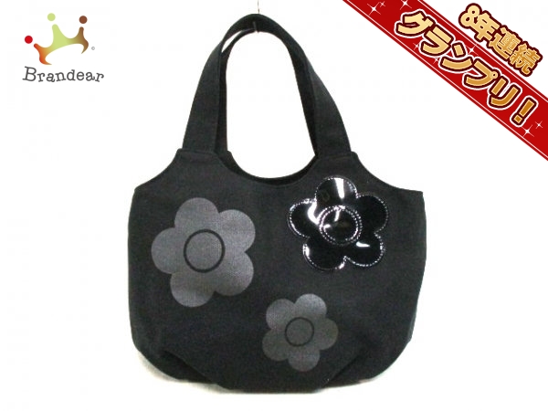 マリークワント MARY QUANT バッグ トートバッグ キャンバス×エナメル