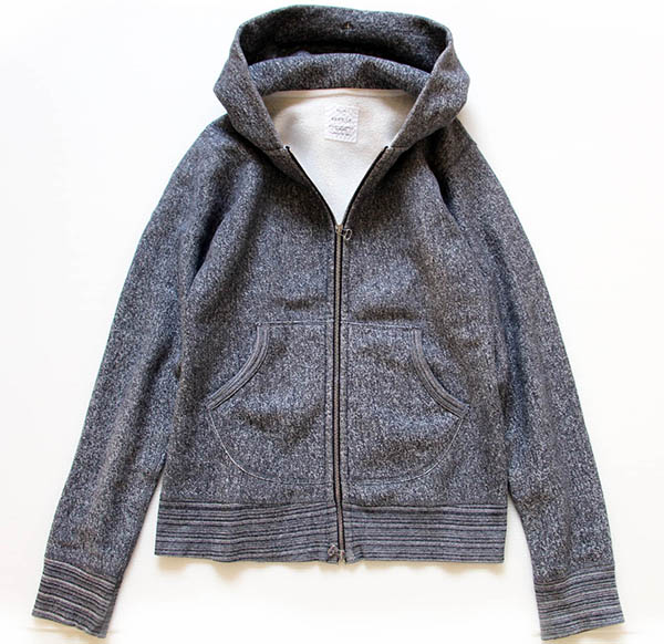 ☆カナダ製 SPRUCE スウェット ジップパーカー ごま塩 M☆霜降り(M 