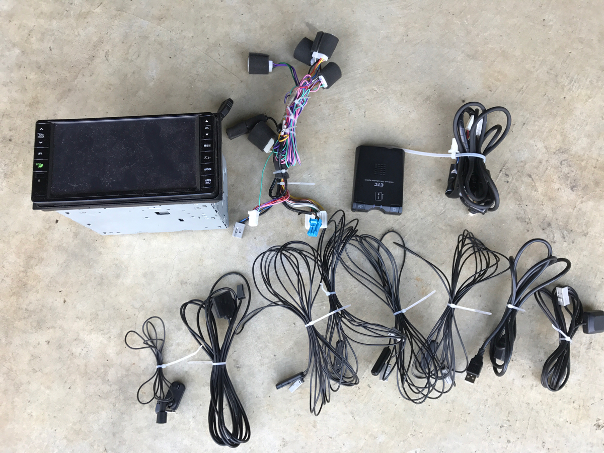 ダイハツ 純正 メモリー ナビ ETC セット ETC連動 ワイド クラリオン