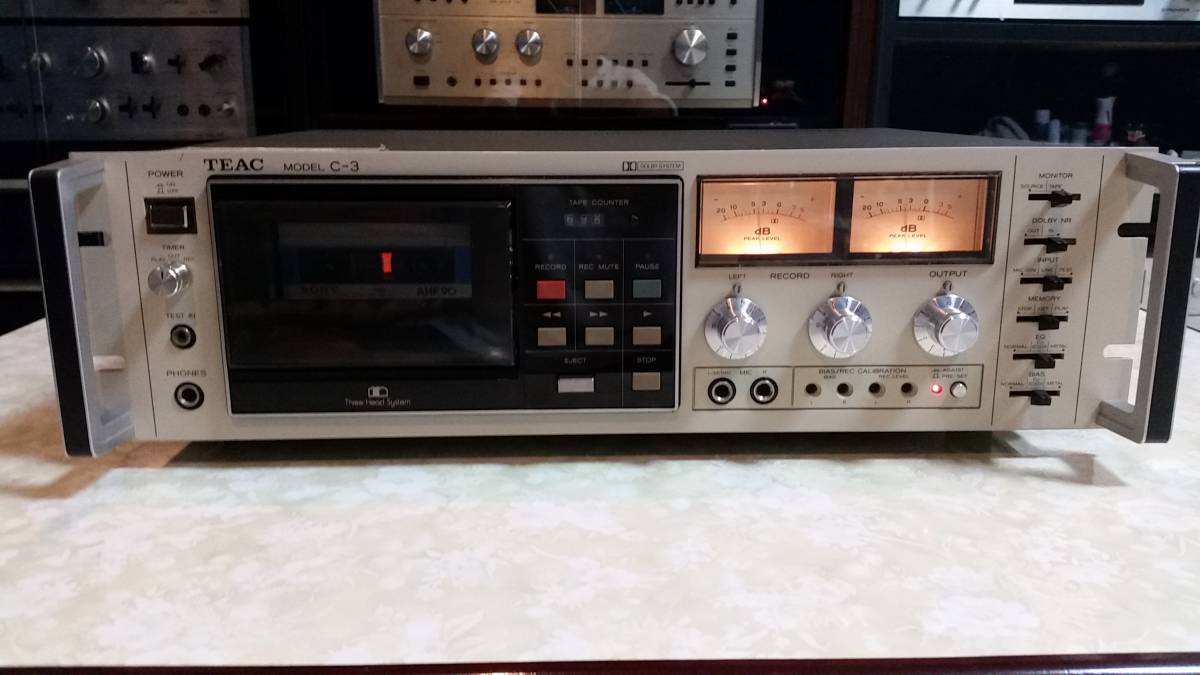 TEAC カセットデッキ　Ｃ-3　 【完動・美品】