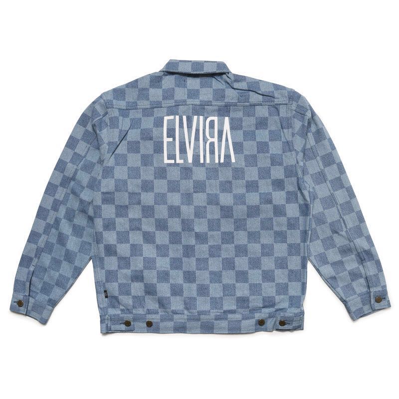 ELVIRA 17AW 新作エルビラ エルヴィラ デニムジャケット チェッカー