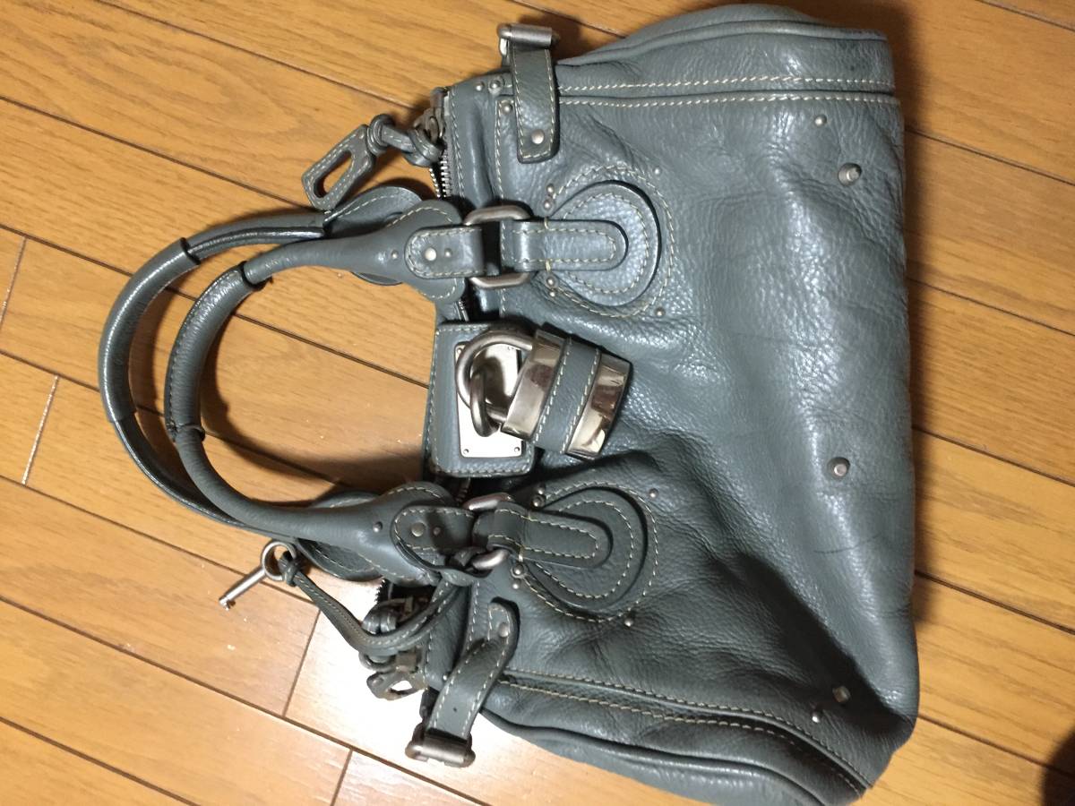 クロエパディントンバッグ グレー Chloeパディントン 希少 グレー 