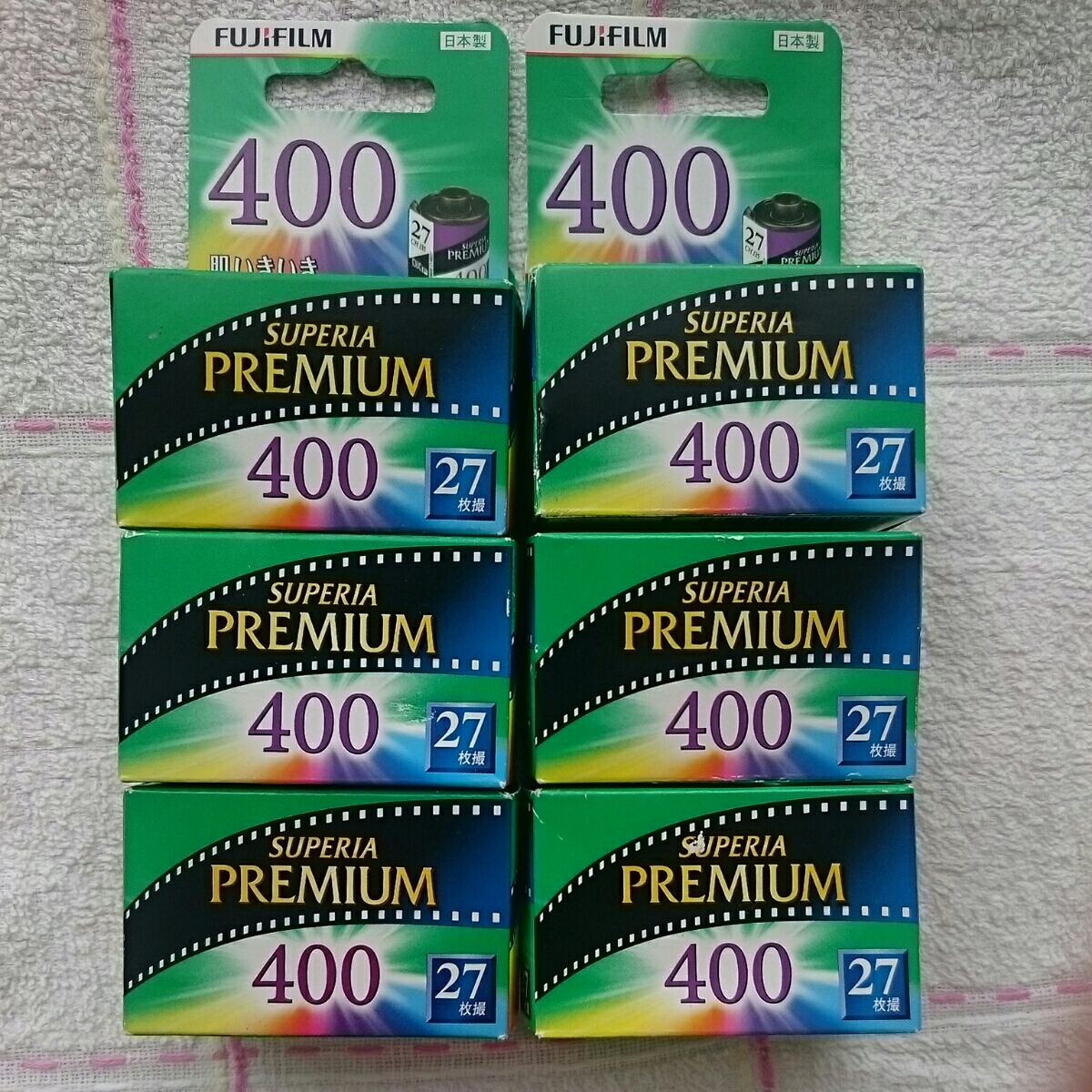 FUJICOLOR】スペリア プレミアム 400 27枚撮×6箱 【富士フィルム