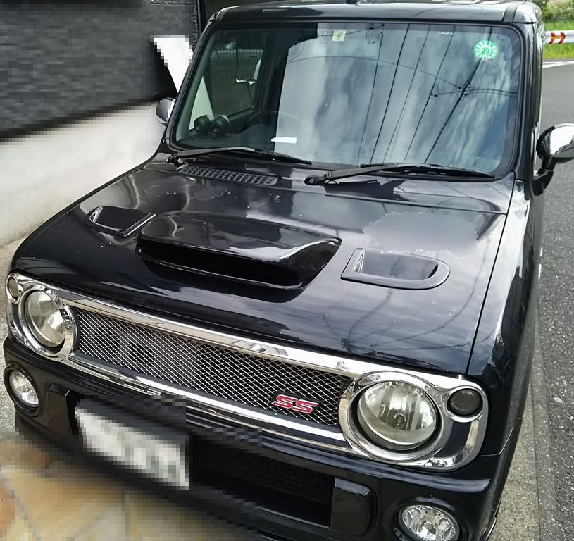 USED ラパンSS HE21 インテークカウル付き排気ダクト付きFRP 