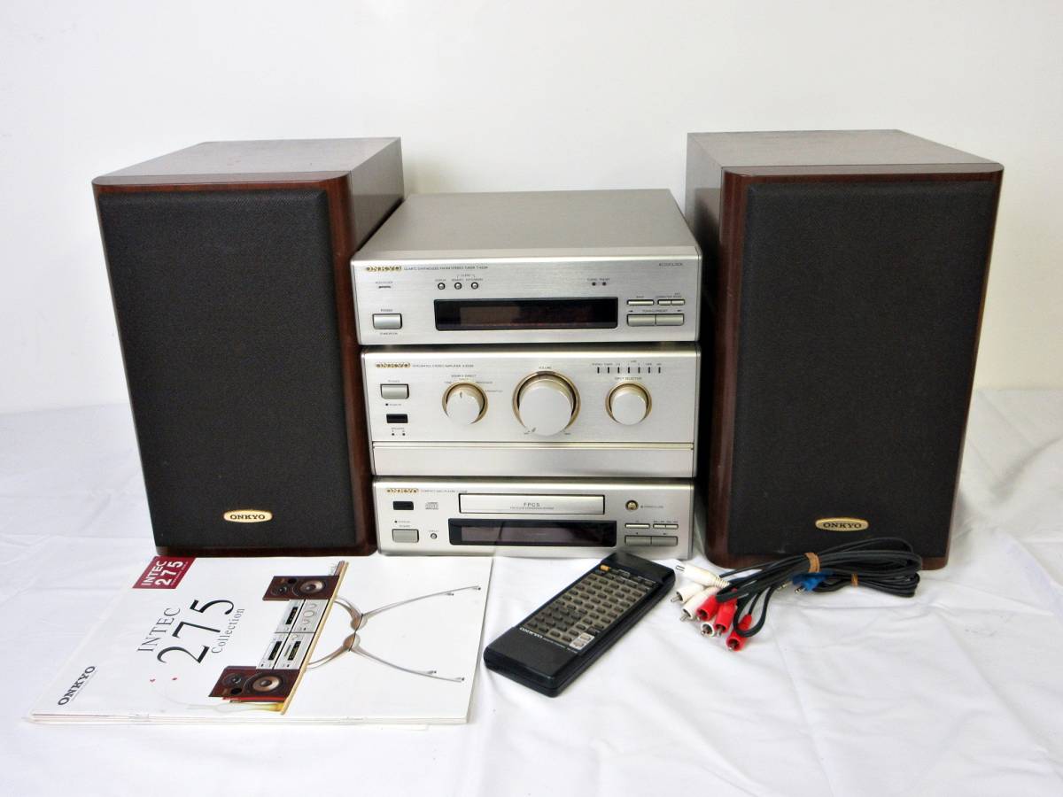 06/11-02 ONKYO オンキョー システム コンポ セット INTEC275 ONKYO