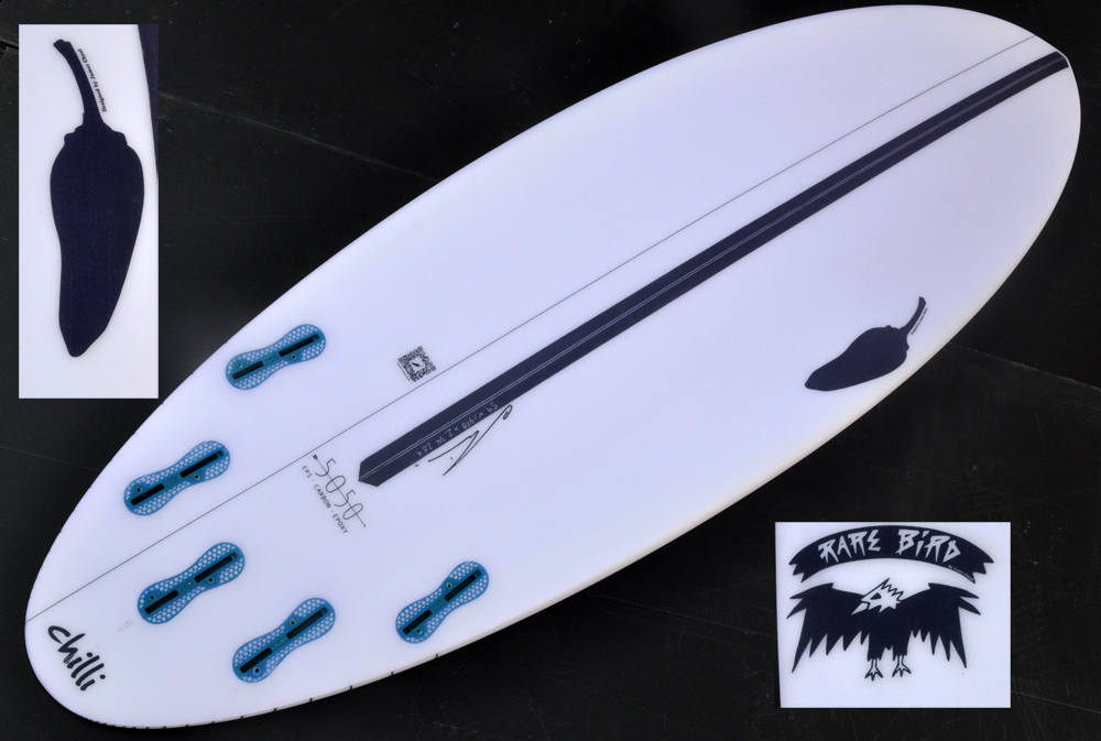 チリ レアバード 50/50 EPSカーボンEPOXY 5'7