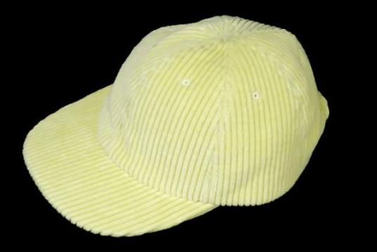 新品 UNUSED アンユーズド 17AW corduroy cap コーデュロイキャップ UH0449 イエロー 帽子 /s11218