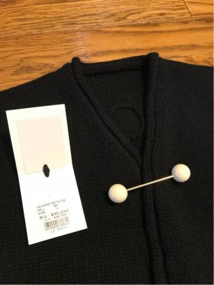 送料無料】新品◇ ランフランセダンタン Degas ドガ 黒 白ピン