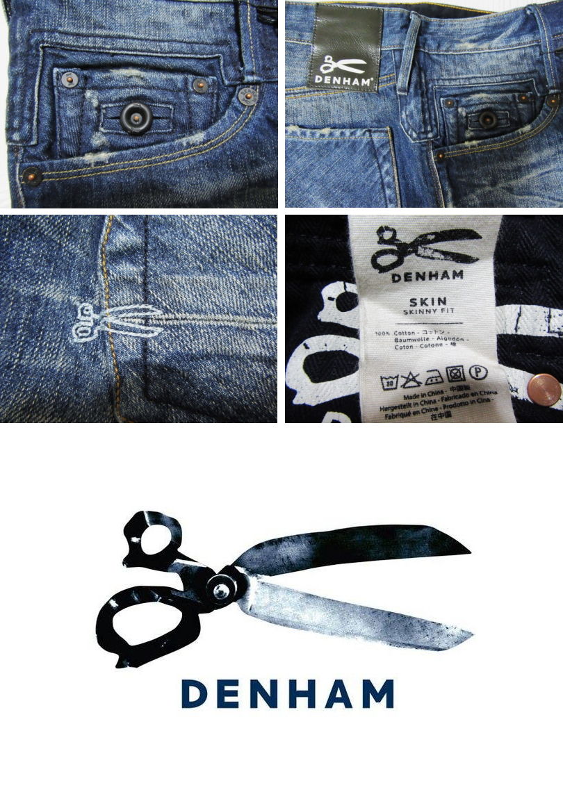 新品 DENHAM デンハム デニム パンツ SKIN SKINNY FIT 30 タグ付