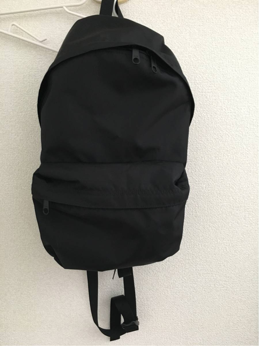 美品Herve Chapelier リュック978Nナイロンデイパックブラック Herve