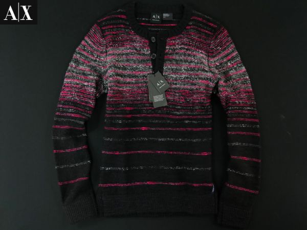 ARMANIEXCHANGE A|Xアルマーニ ヘンリーネックウールニット216 M