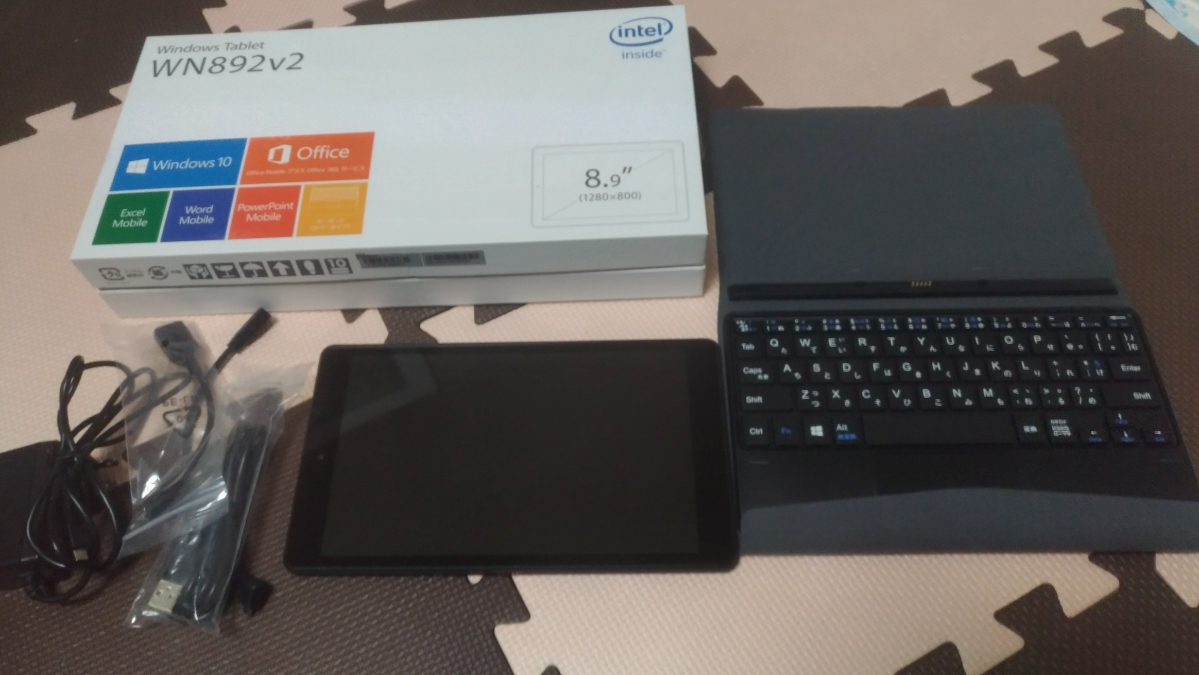 マウスコンピューター WN892V2 8.9型 2in1タブレットPC