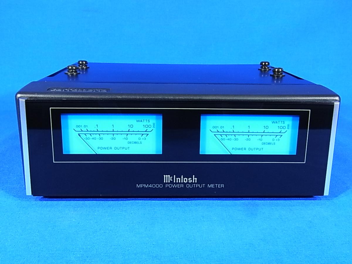 マッキントッシュのアウトプットメーターMPM4000 Mcintosh マッキントッシュ MPM4000 パワーアウトプットメーター カー