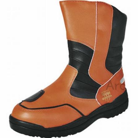 ■革製半長靴安全靴■JIS S級相当先芯入り■バイク用ブーツにも