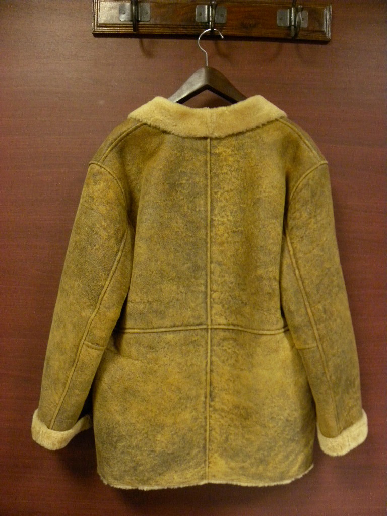 ウインドアーマー WINDARMOR オーストラリア産 リアル ムートン 羊革 ランチ コート 3L XXL ビッグサイズ 茶 ブラウン