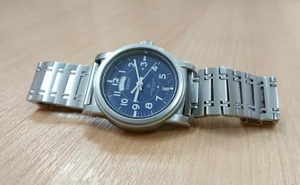セイコー サス デイデイト ステップベゼル セクター SEIKO SUS 7N33