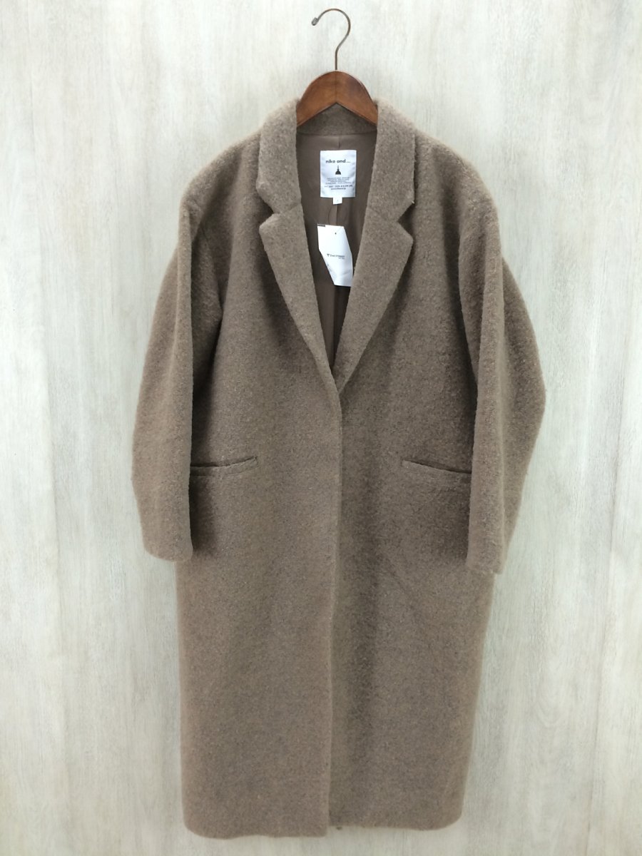 niko and...◆チェスターコート/4/ポリエステル/BRW