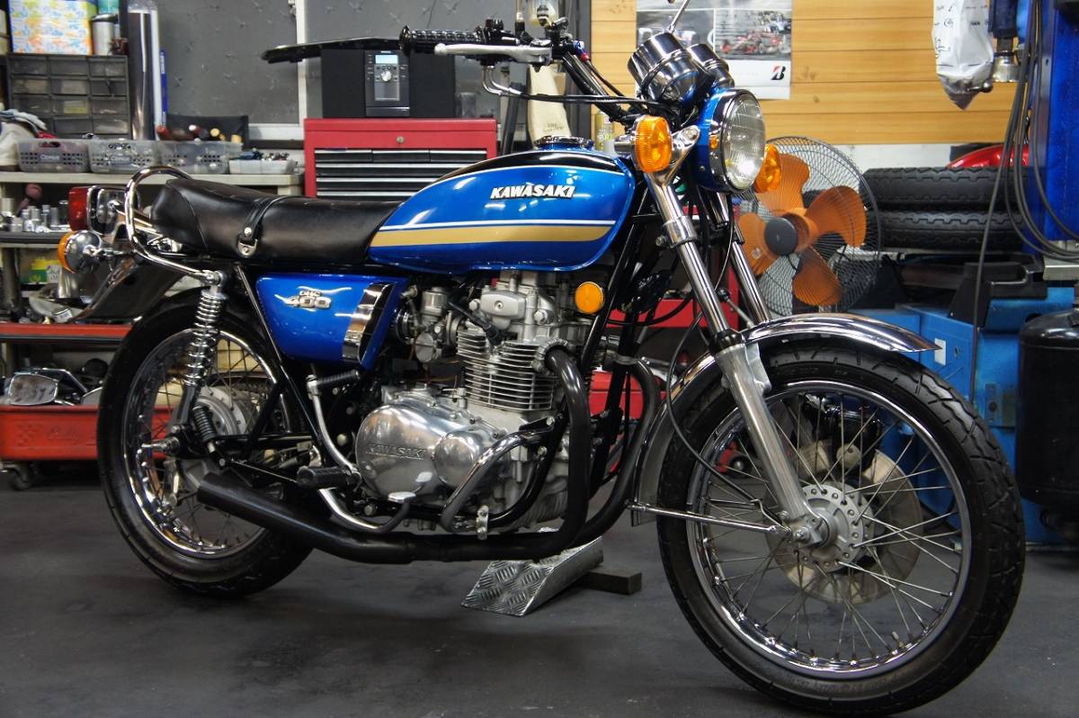 ☆kawasaki Z400 KZ400 予備車検渡し 旧車 昭和51年 新車並み 動画有り ☆kawasaki Z400 KZ400 予備車検渡し 旧車 昭和51年 新車並み 動画有り