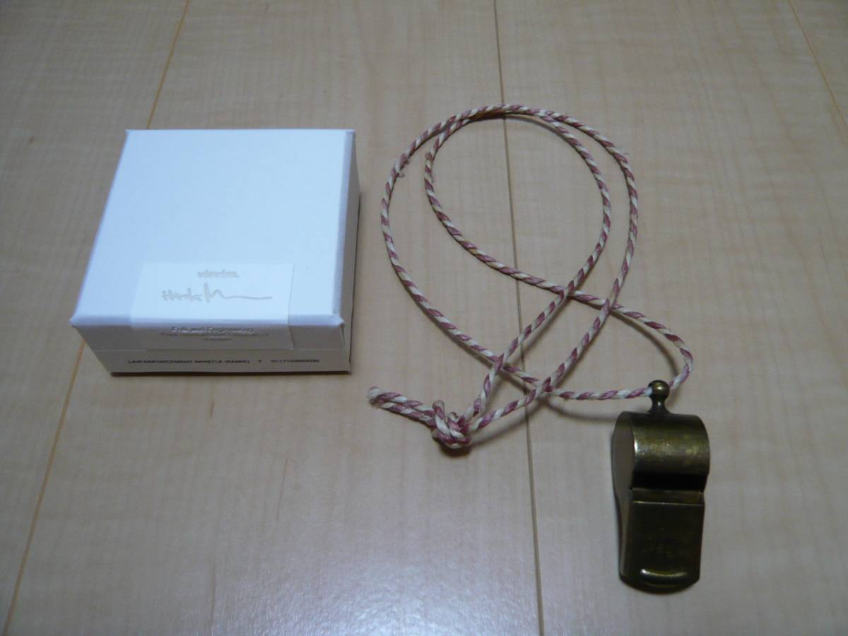 Whistle Police VISVIM LAW ☆ インターネットショッピングにて購入の 
