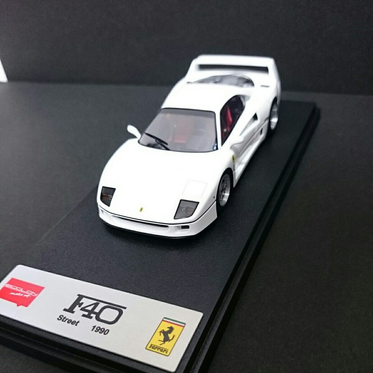 1/43 MAKE UP フェラーリ F40 EM120E Later ver.1990 White