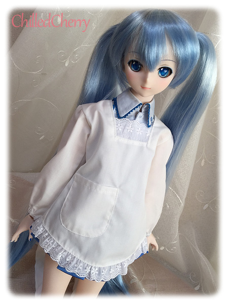 ◇ChilledCherry◇DDサイズ 割烹着 割烹着 | おしゃれ 和装-90cm⁄M（裾