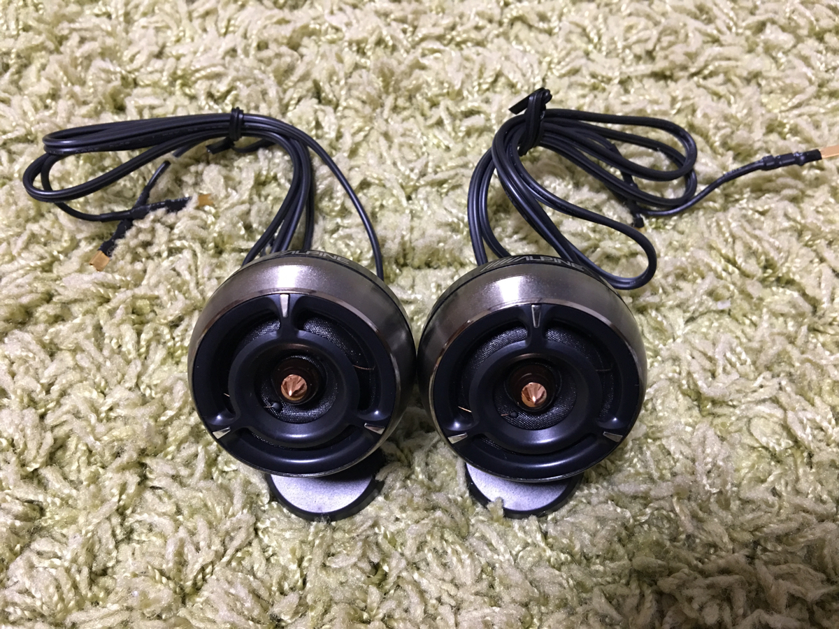 ALPINE アルパイン DDL-R170S ツィーター 美品 スピーカー 自動車