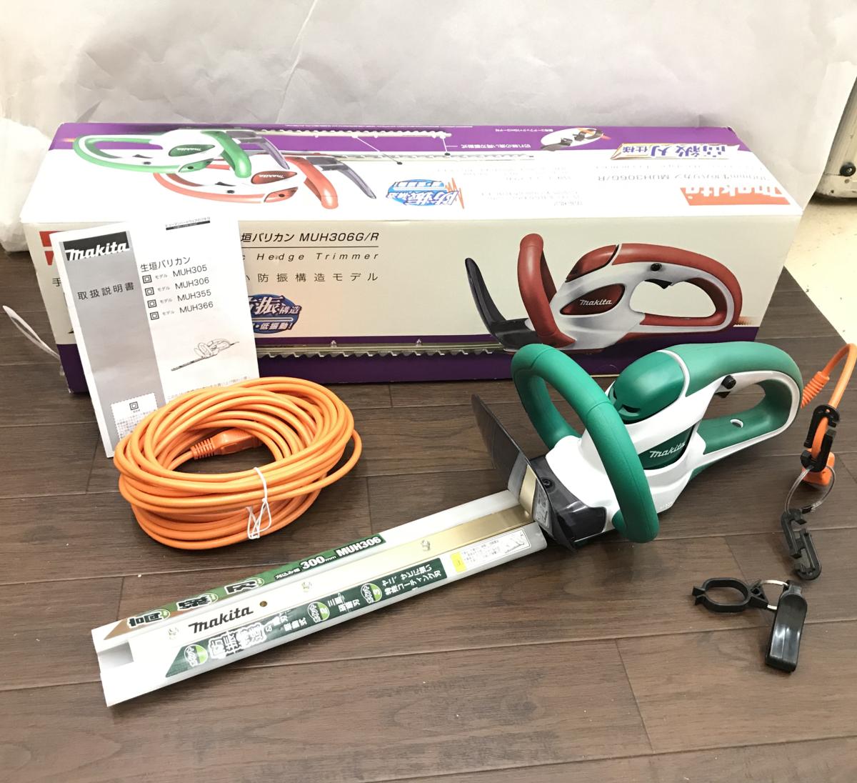 ！未使用【makita マキタ 生垣バリカン MUH603 二重構造 高級刃仕様 三面研磨刃 取り扱い説明書 箱付き 】SF6064