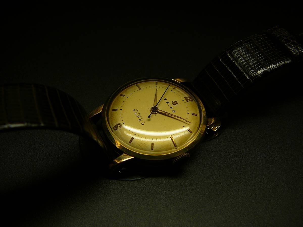 セイコー スーパー Ref.13017 15石 GF⁄SS 手巻 OH済 1950年代 Seiko