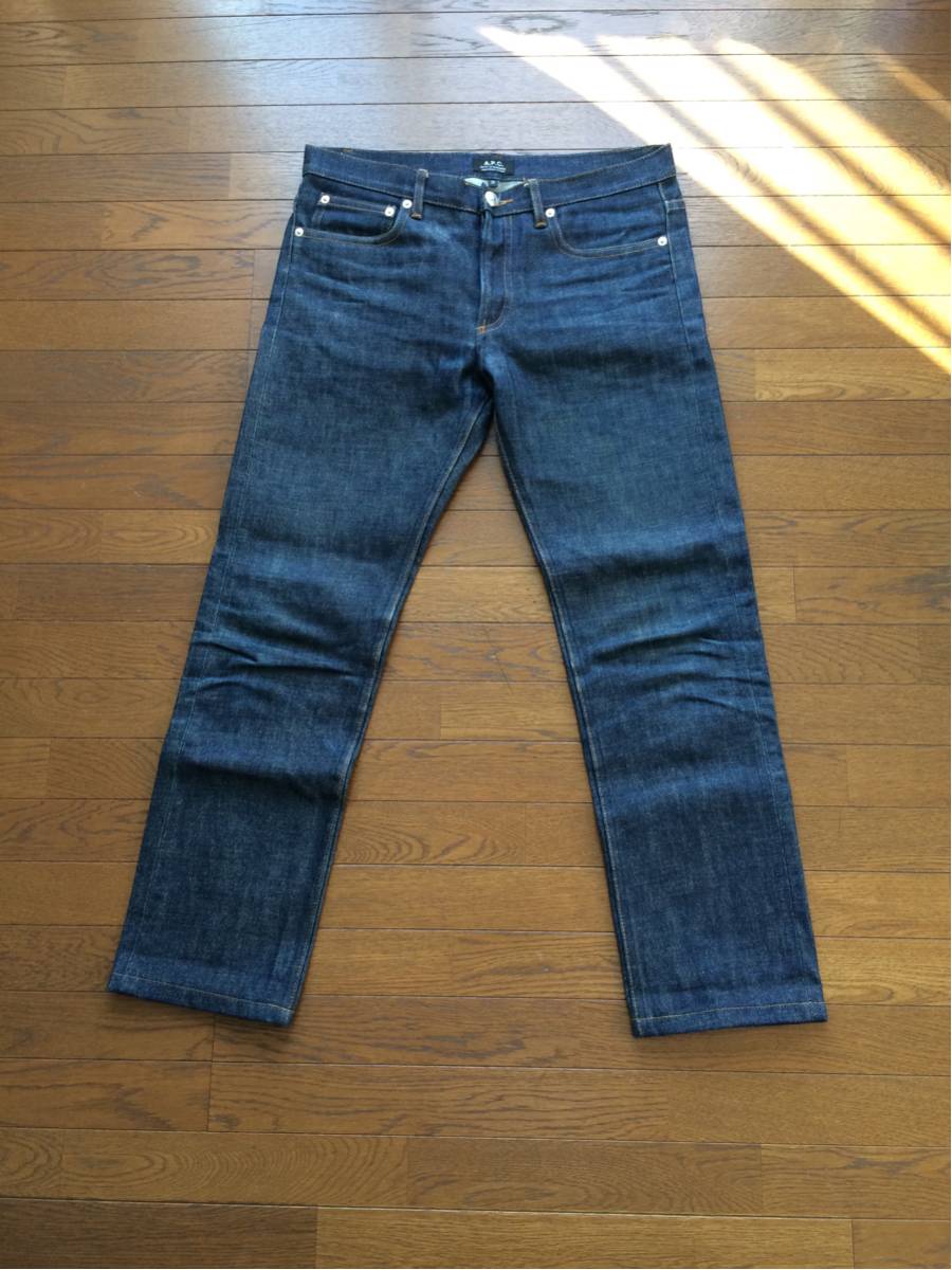 A.P.Cアーペーセー PETIT STANDARDプチスタンダード29インディゴデニムジーンズAPC