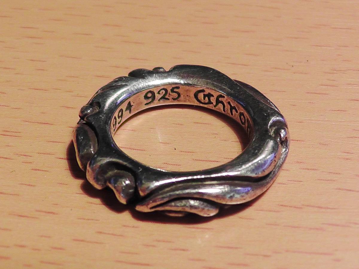 スクロールバンドリング　925 Chrome Hearts/クロムハーツ スクロールバンドリング シルバー925 ＃11