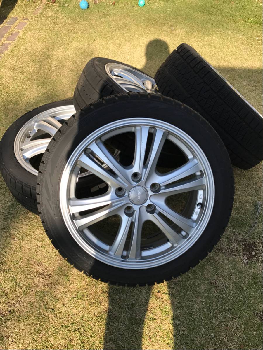 送料込み】激溝！ミシュラン X-アイス 215/45R17 中古2本！ 車・バイク