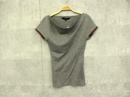 中古品 GUCCI シェリーライン Tシャツ グレー S