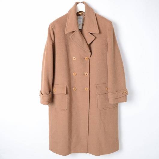 クチュールバイロジータ ヴィンテージ ホワイト フーデッドコート CELINE 90s couture ファーケープコート ROJITA BY ジャケット・アウター