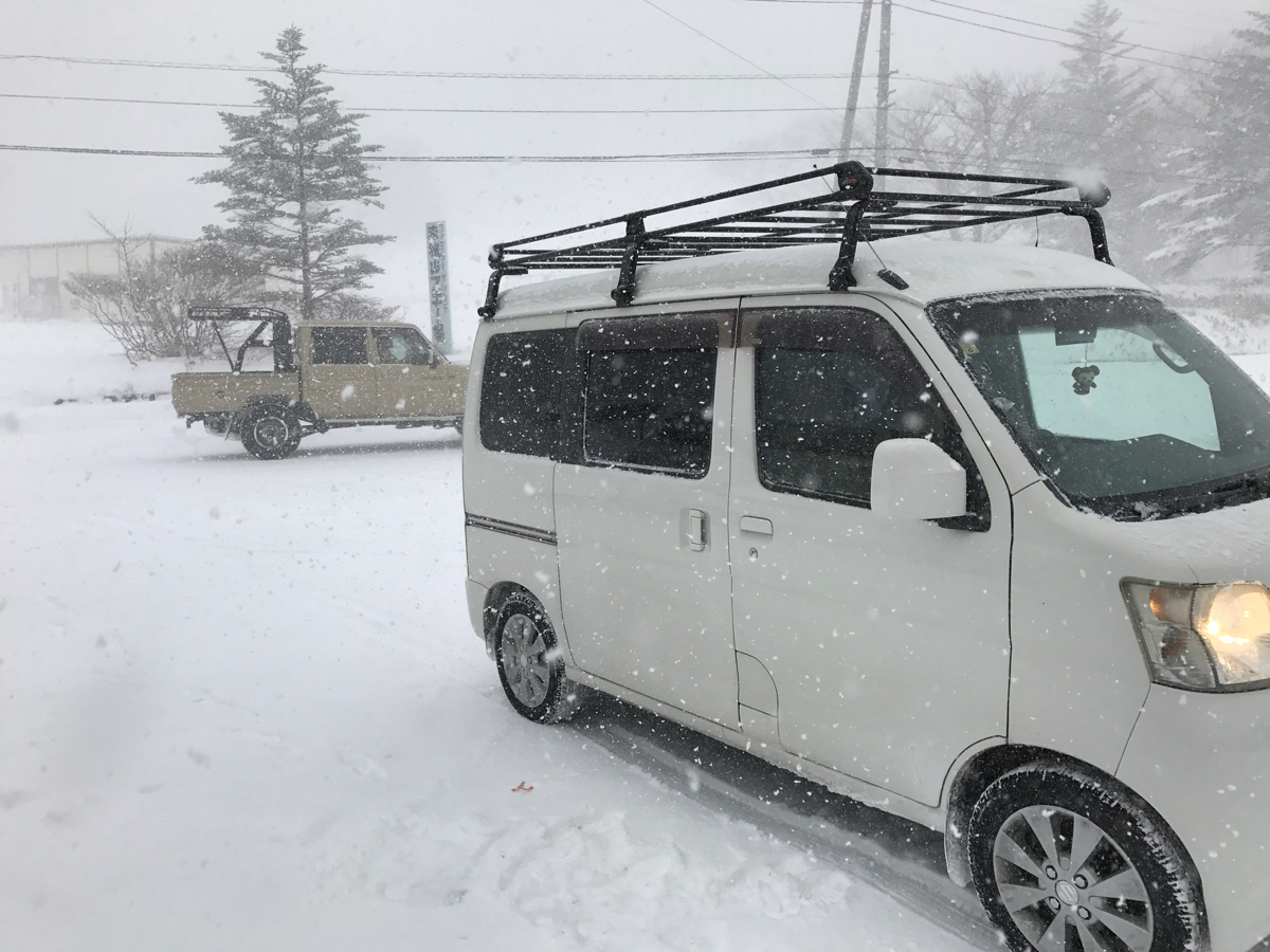ハイゼットカーゴ タフレック ダイハツ ルーフキャリア ハイゼット 