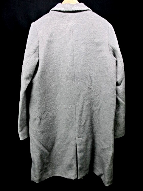 未使用品 nano universe ナノユニバース フレンチリネンギャザーボリュームブラウス シャツ ノースリーブ ノーカラー 薄手 38 アイボリ