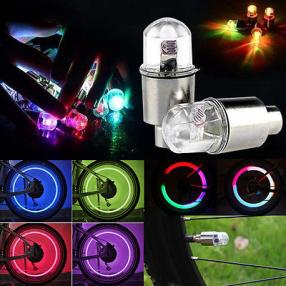 エアーバルブキャップ Led レインボーに輝く 振動センサー 自転車 バイク 車 にも タイヤ に簡単装着 プリウス カブ モンキー Bmw 2セット アクセサリー 売買されたオークション情報 Yahooの商品情報をアーカイブ公開 オークファン Aucfan Com