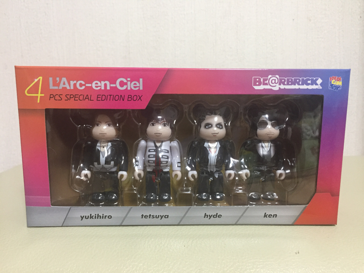 限定 25周年記念 L'Arc-en-Ciel × BE@RBRICK 4PCS SPECIAL EDITION BOX ラルクアンシエル ベアブリック 新品 即納