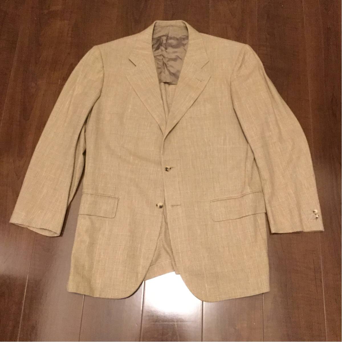 Sartoria アットリーニ Attolini秋冬 カシミヤ混ウール格子柄 Cesare 
