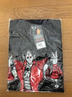 新品未使用品 新日本プロレス Tシャツ キン肉マン 中邑真輔 悪魔将軍 コラボ XL