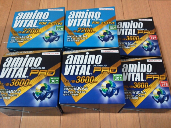 新品 AJINOMOTO アミノバイタルプロ＋ACTIVE 148本セット