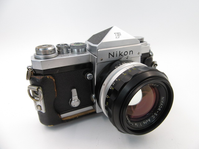 O187 Nikon ニコン F アイレベル 643万台 初期型 + NIKKOR-S・C 50mm F1.4 非Ai 一眼レフ フィルムカメラ 単焦点レンズ