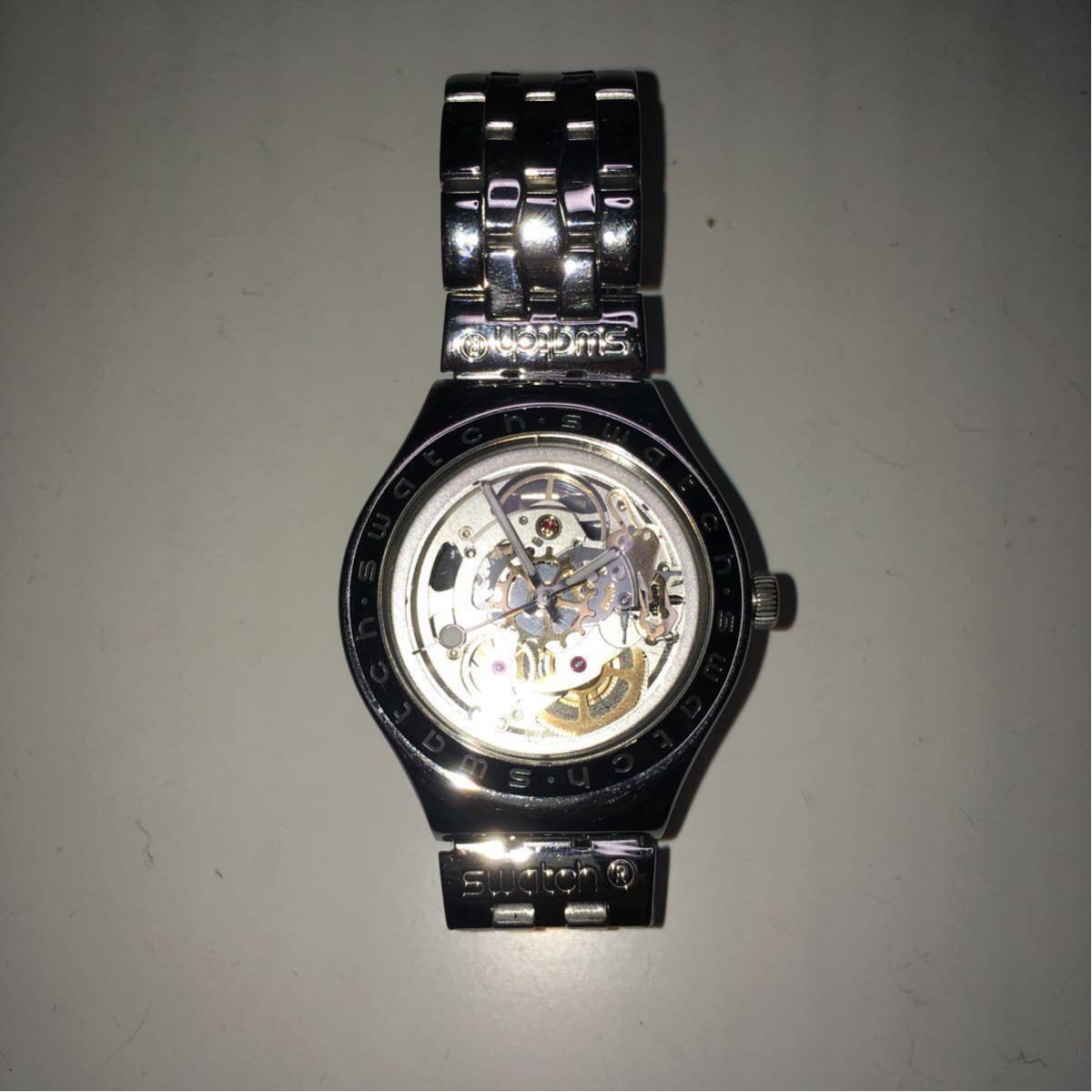 希少swatch IRONY アイロニー SWATCH IRONY オートマチック スケルトン