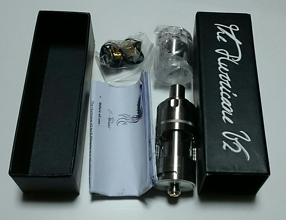 アトマイザー SXK Hurricane V2 RTA clone ハリケーン VAPE ベイプ