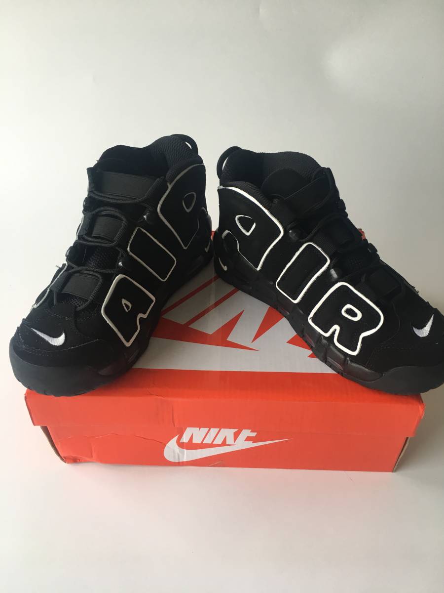 【NIKE】ナイキ　メンズスニーカー　☆Air More Uptempo　　25cm ブラック